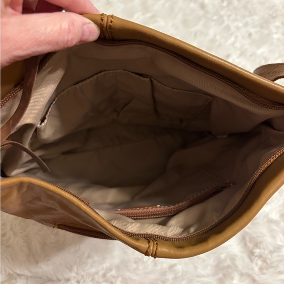 The Sak Brown Leather Hobo Shoulder Bag Soft Slouchy Medium - Picture 6 of 7